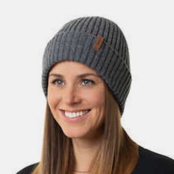 Bula Gray Wool Knit Unisex Beanie - Picture 1 of 6